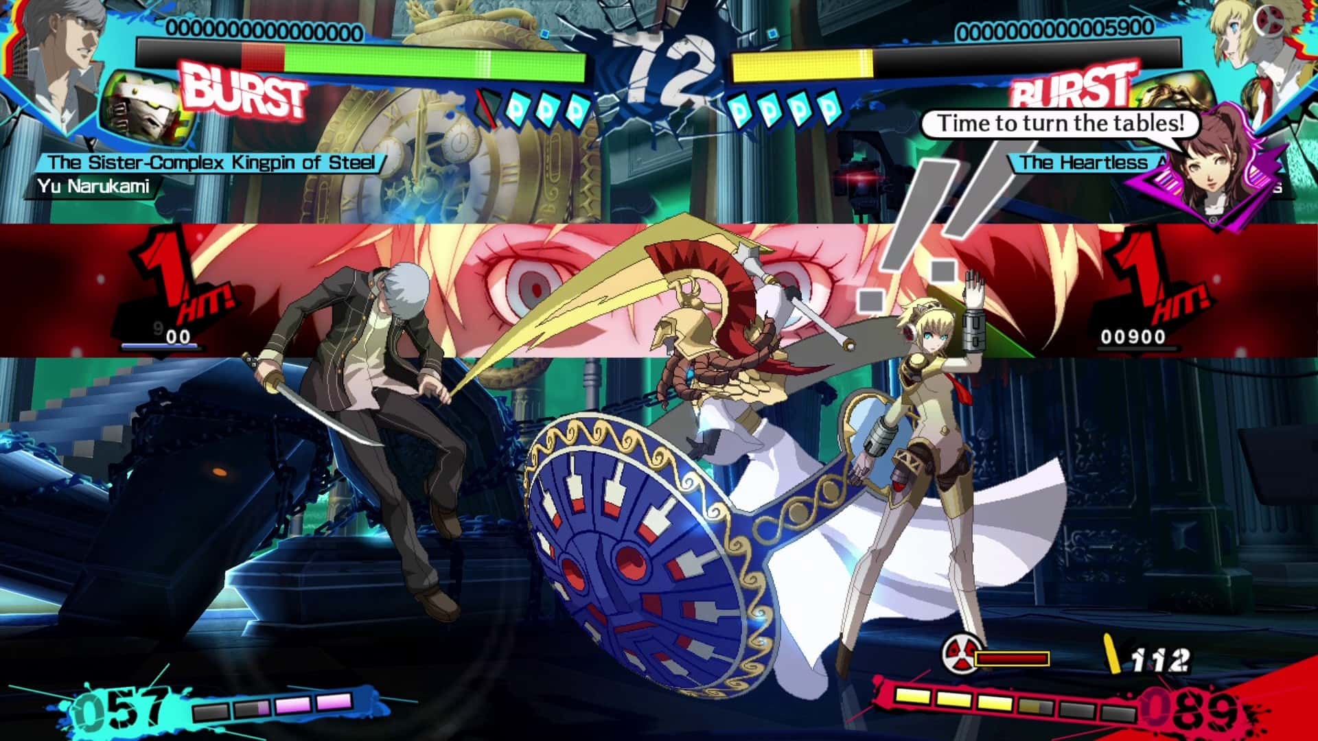 女神异闻录4 无敌究极后桥背摔 Persona 4 Arena Ultimax 中文版全息投影